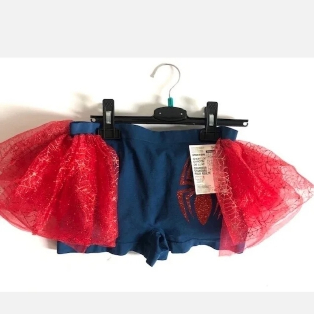NWT Marvel Spider-Girl Deluxe Boardshorts Adult Standard Size Cosplay Halloween